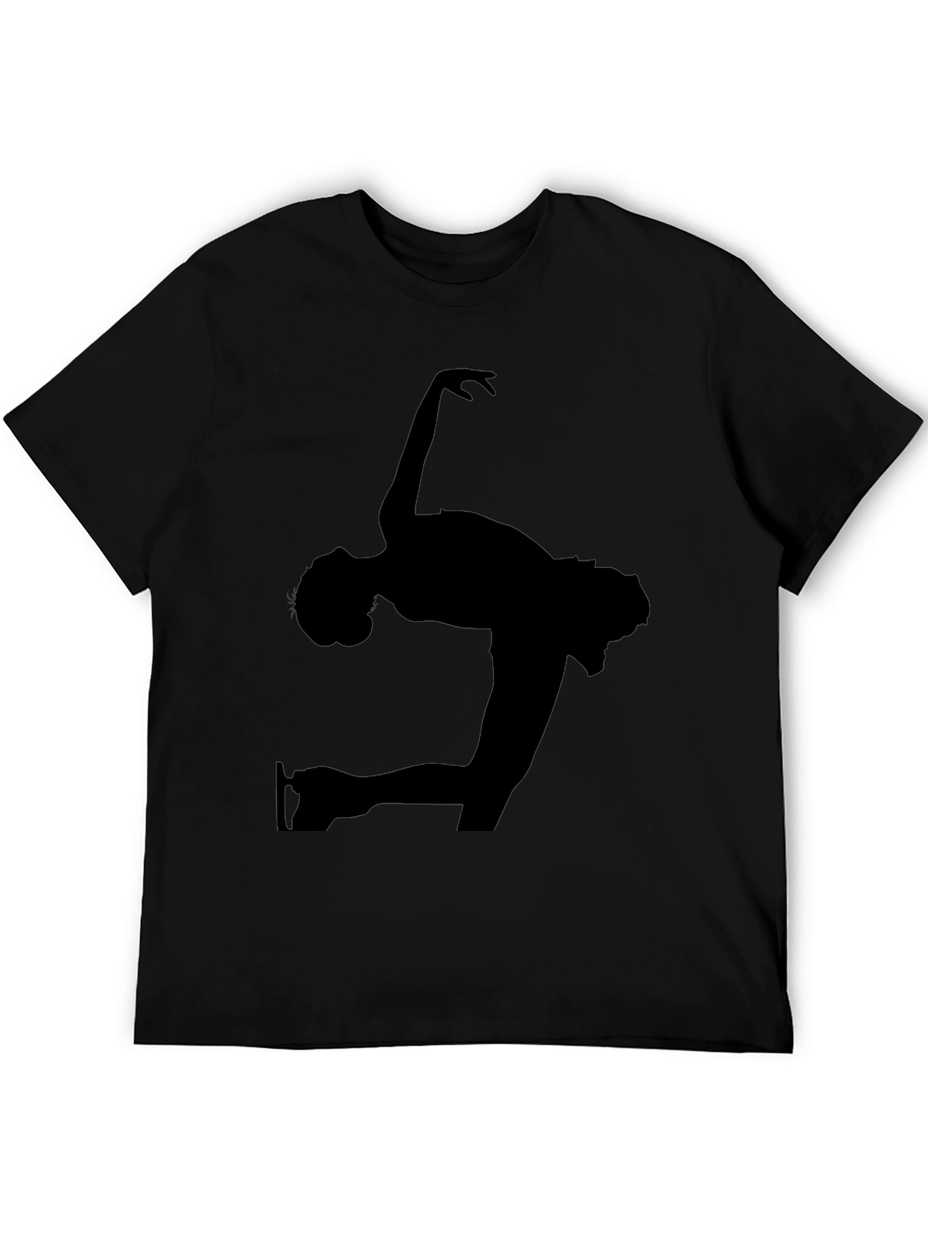 Ballerina Silhouette Graphic Tee - Classic Black