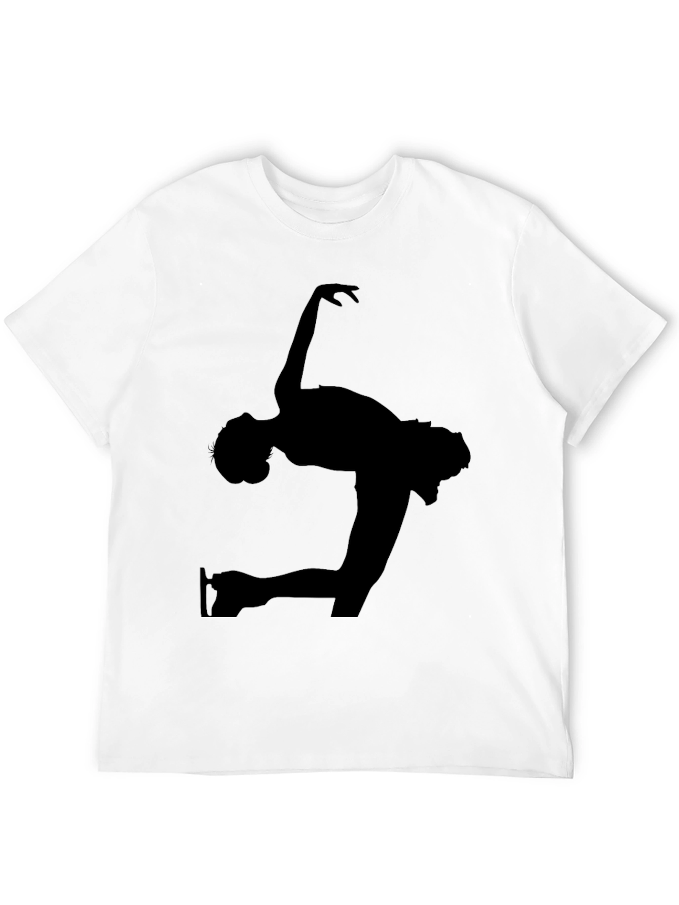 Ballerina Silhouette Graphic Tee - Classic Black