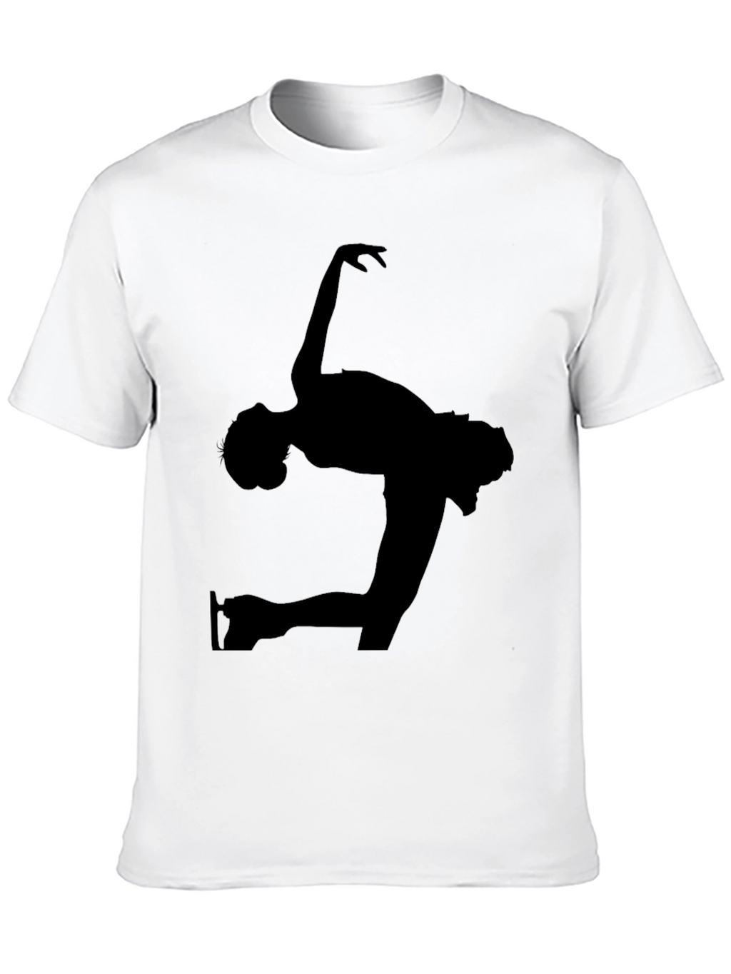 Ballerina Silhouette Graphic Tee - Classic Black