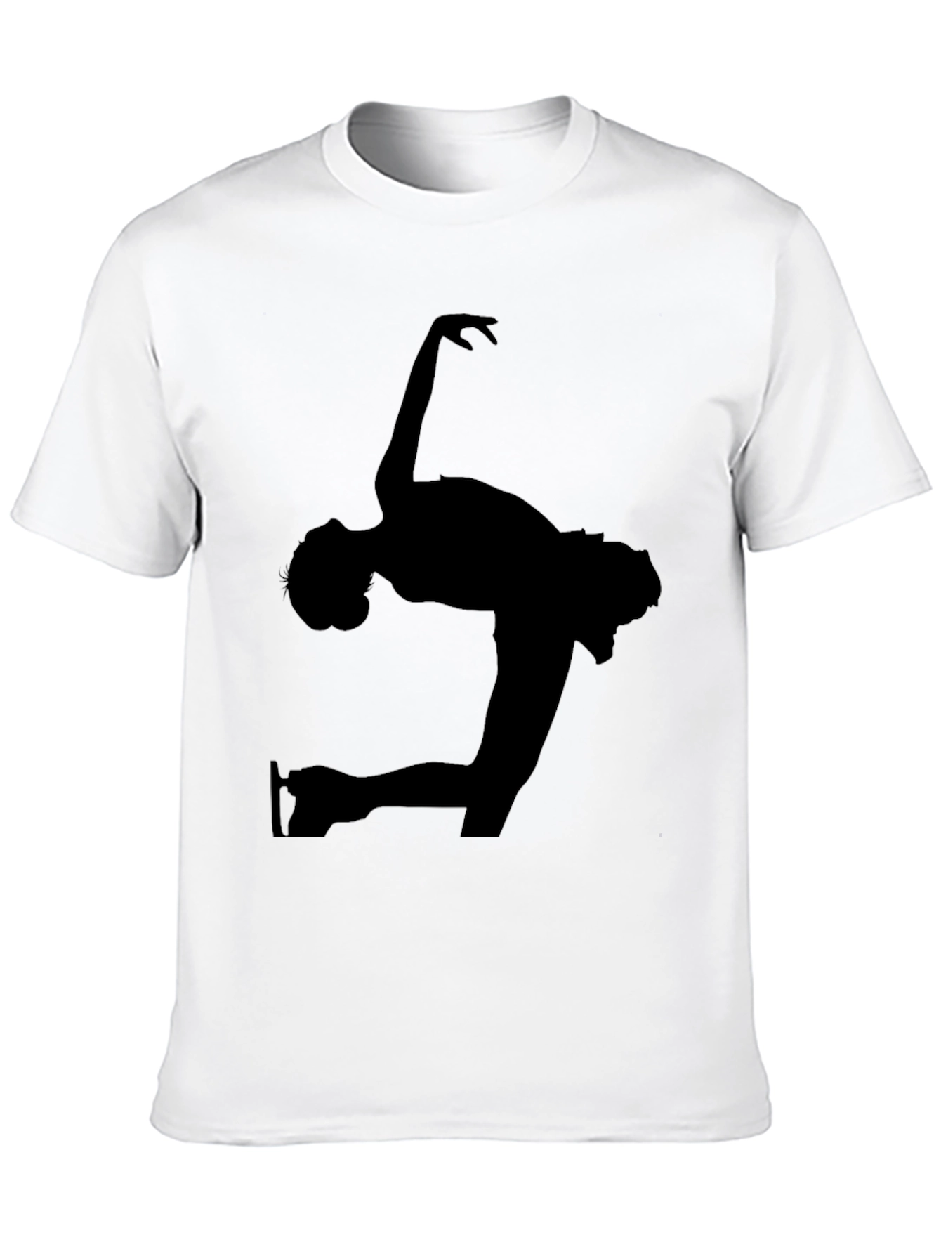 Ballerina Silhouette Graphic Tee - Classic Black