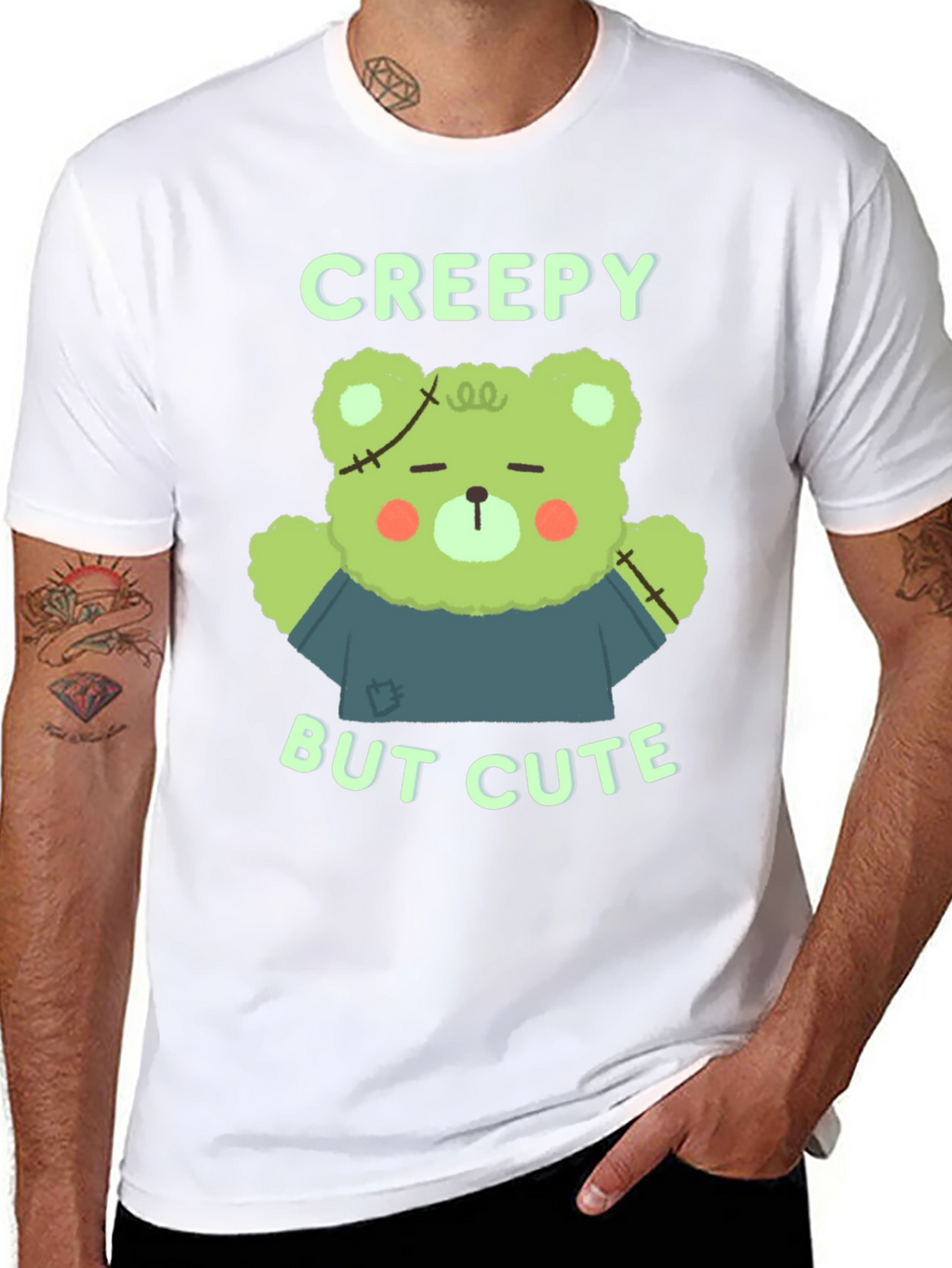 Creepy But Cute Zombie Bear T-Shirt