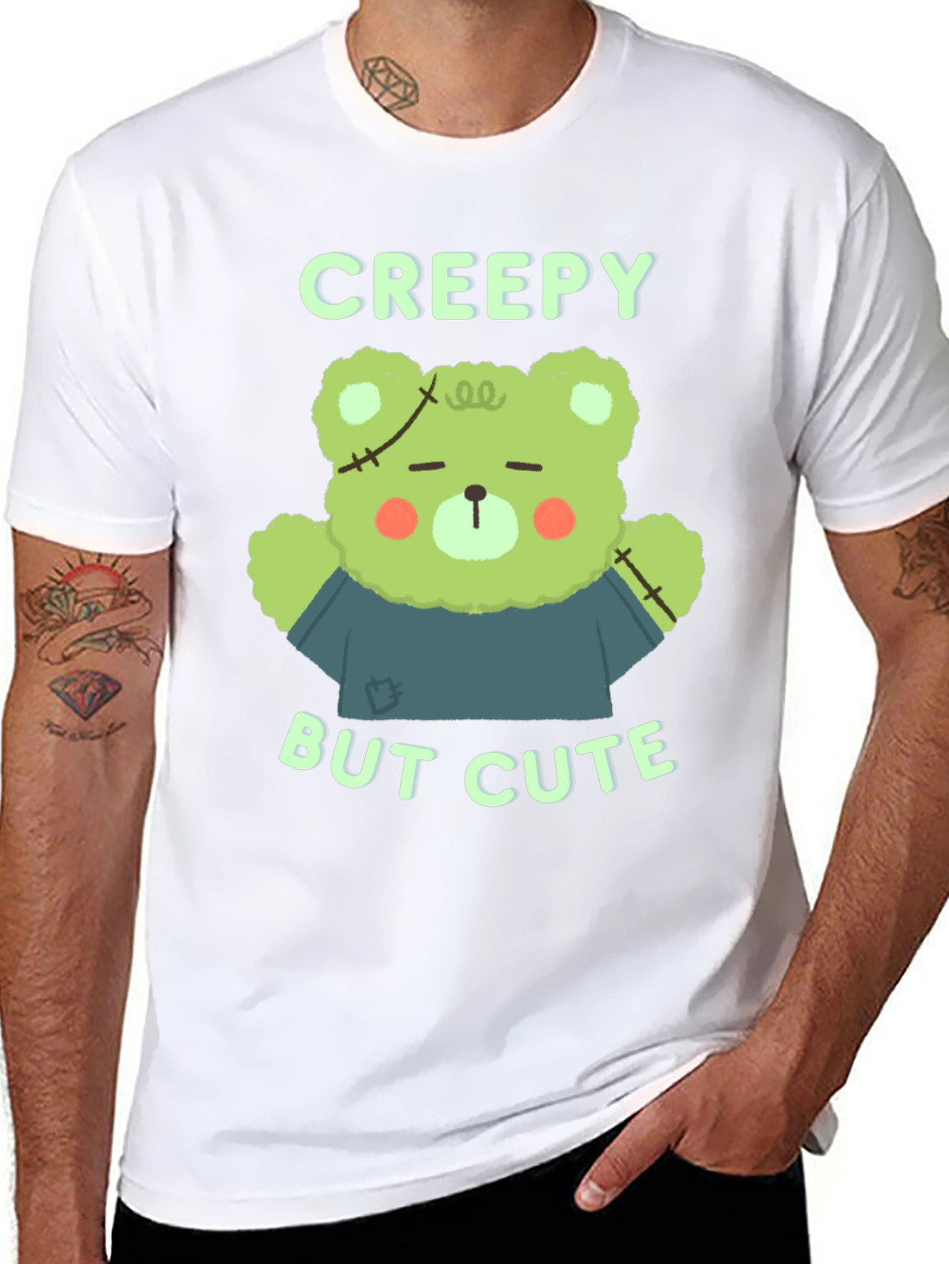 Creepy But Cute Zombie Bear T-Shirt