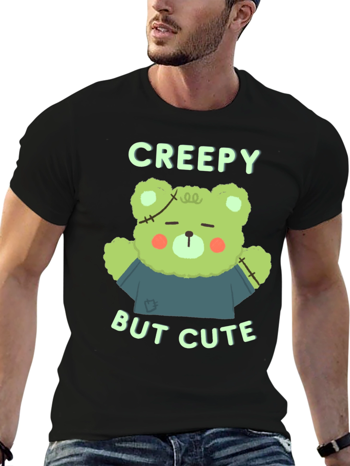 Creepy But Cute Zombie Bear T-Shirt