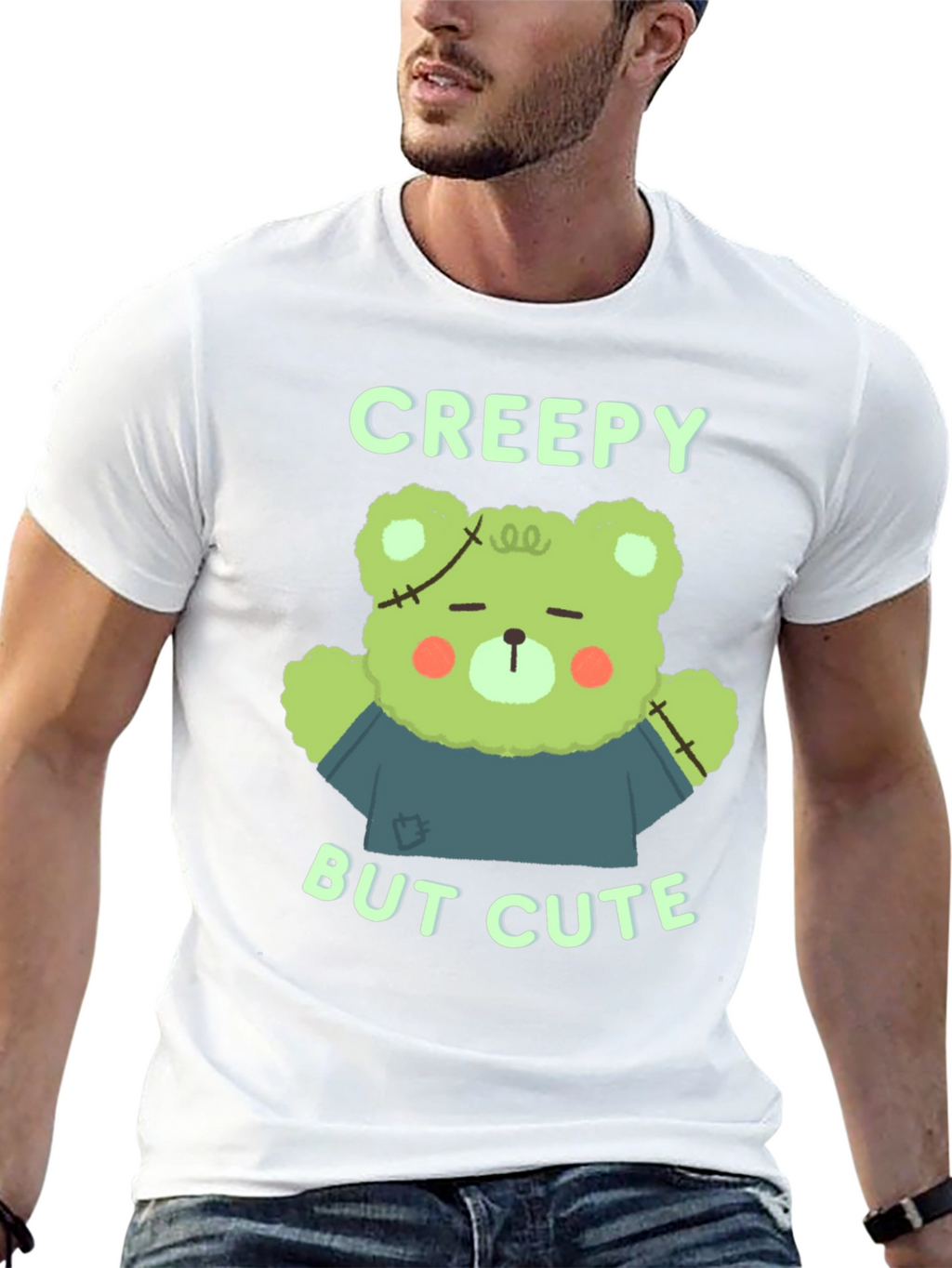 Creepy But Cute Zombie Bear T-Shirt