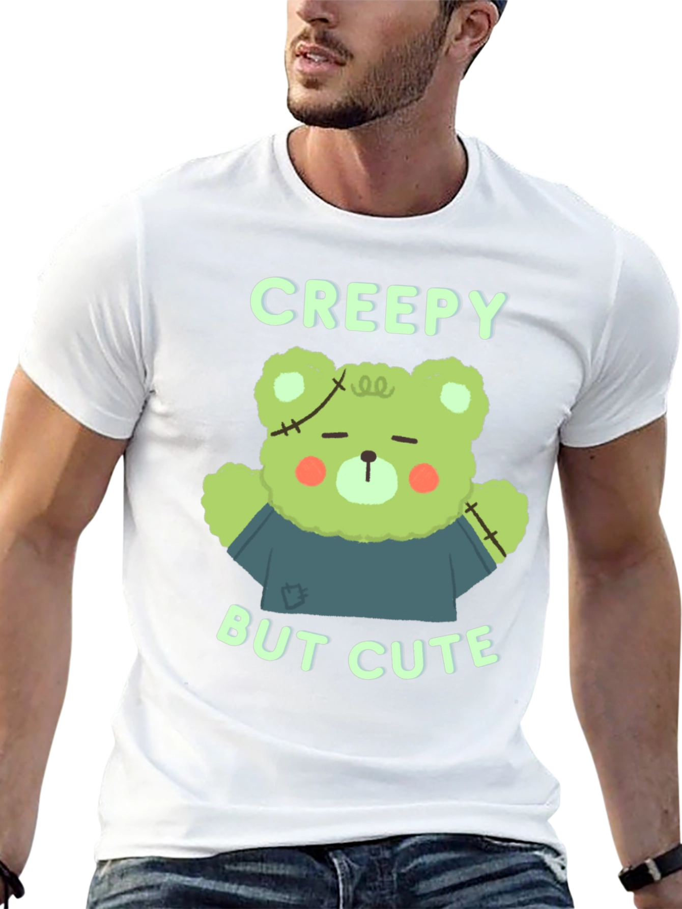 Creepy But Cute Zombie Bear T-Shirt