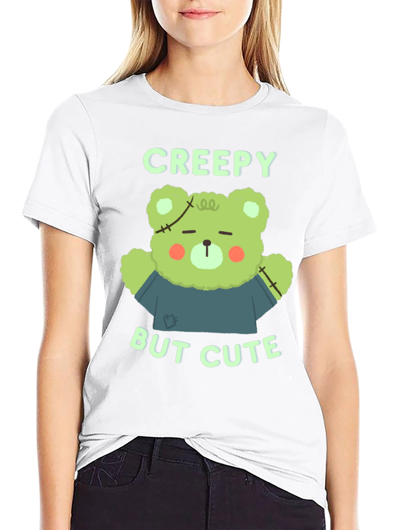 Creepy But Cute Zombie Bear T-Shirt