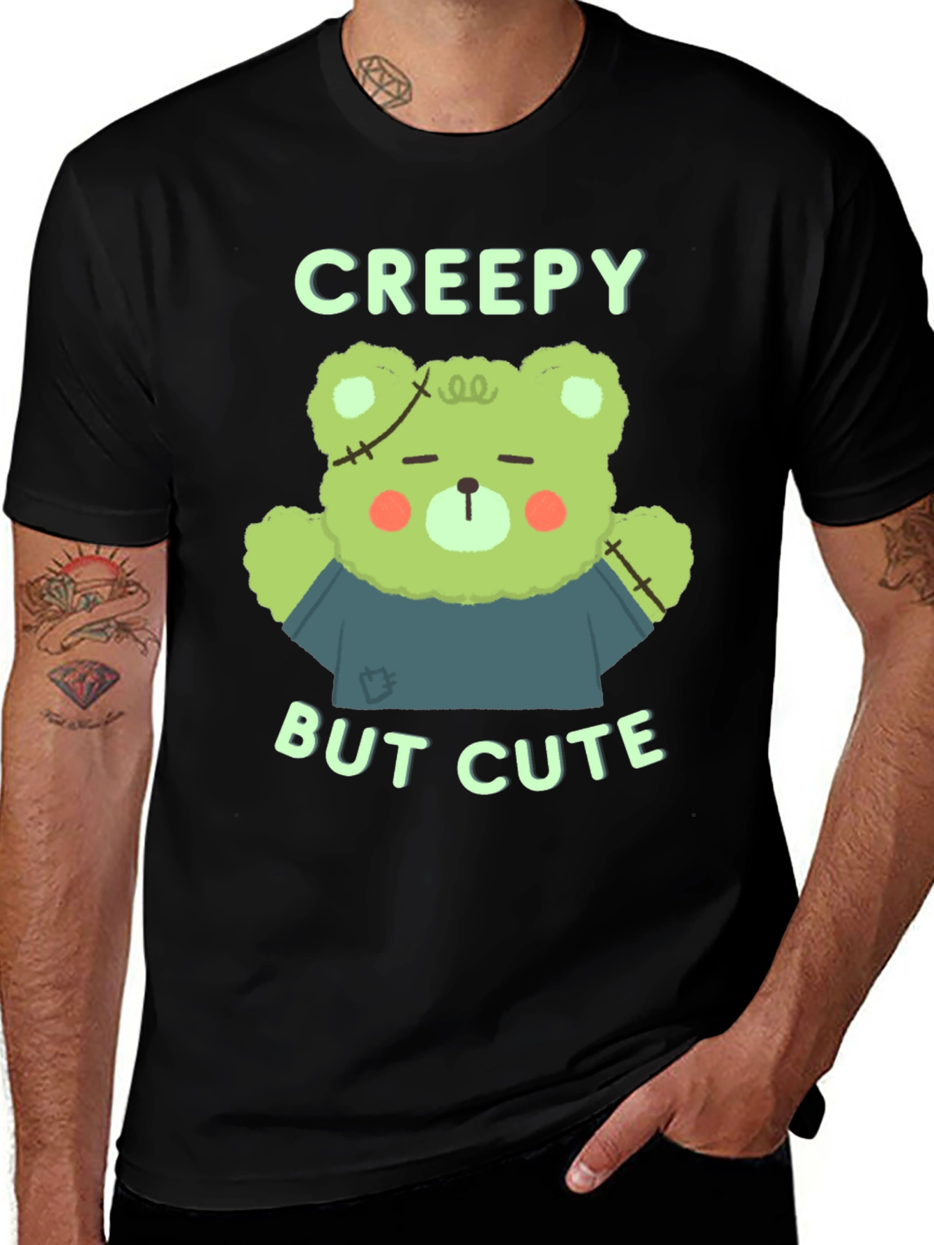 Creepy But Cute Zombie Bear T-Shirt