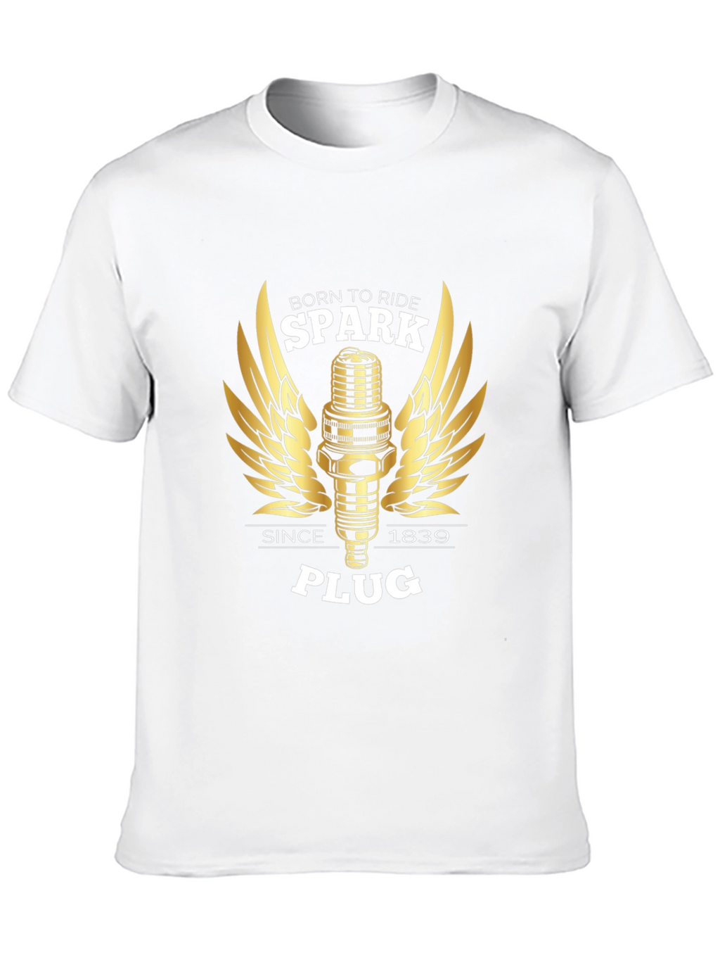 Born to Ride Spark Plug Graphic Tee