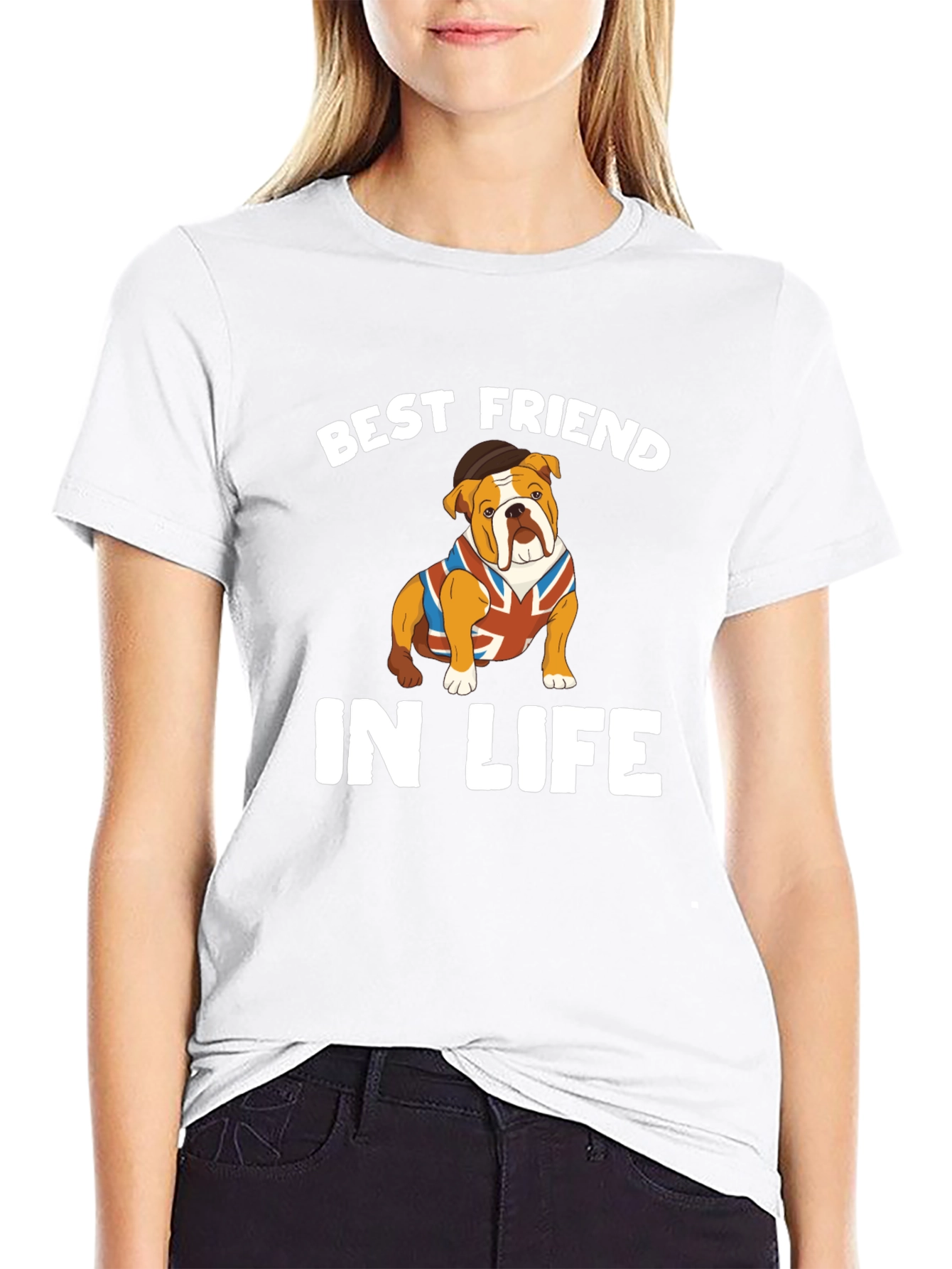 Best Friend Bulldog T-Shirt