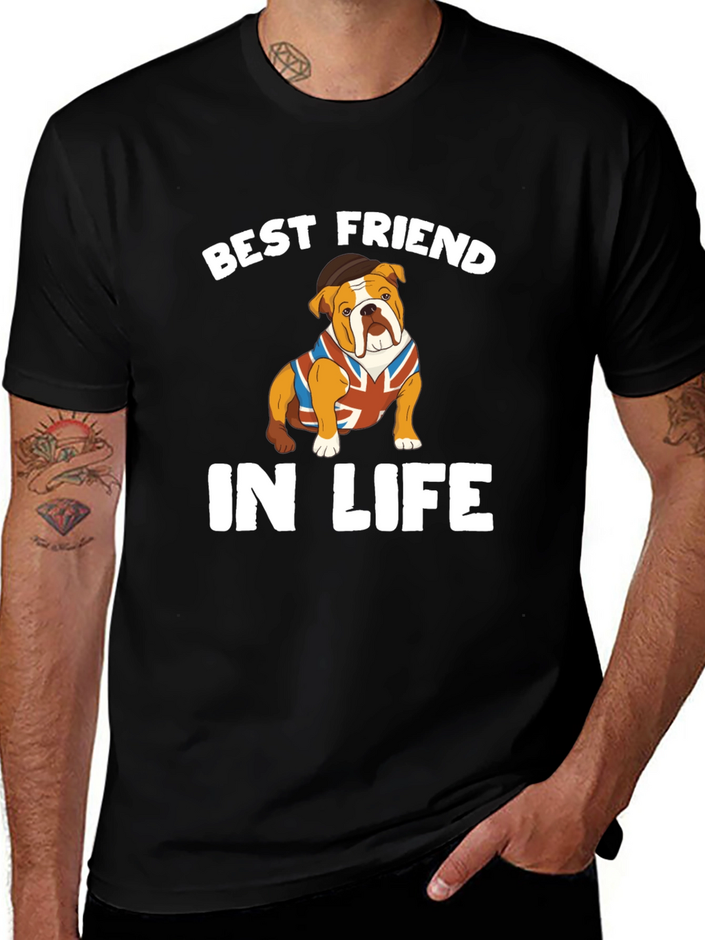 Best Friend Bulldog T-Shirt