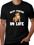 Best Friend Bulldog T-Shirt