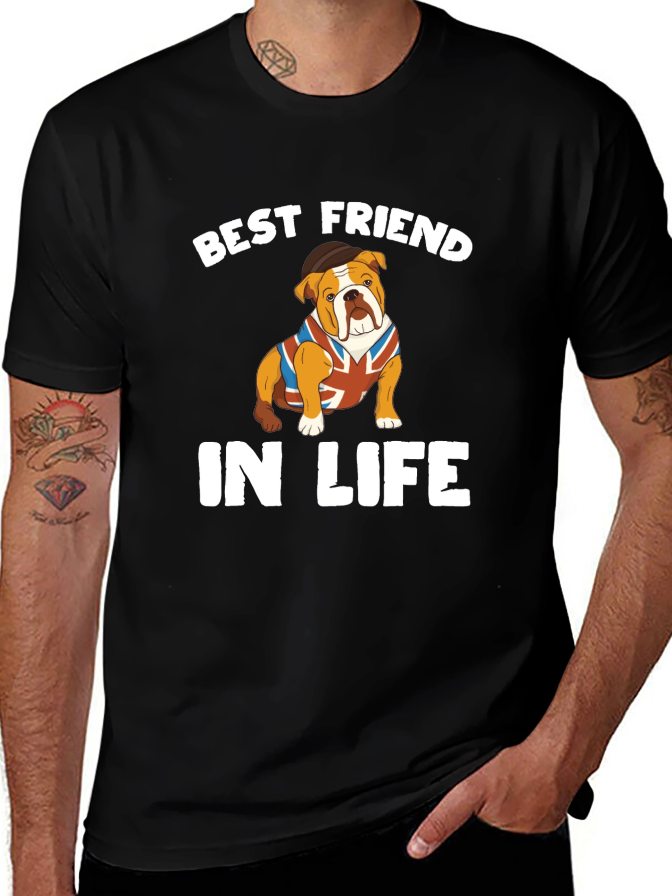 Best Friend Bulldog T-Shirt