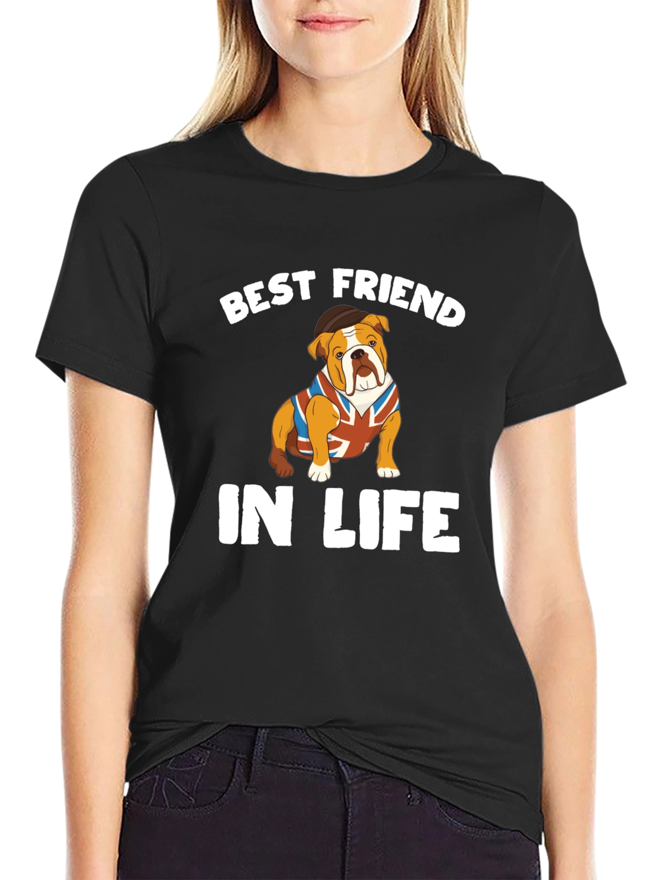 Best Friend Bulldog T-Shirt