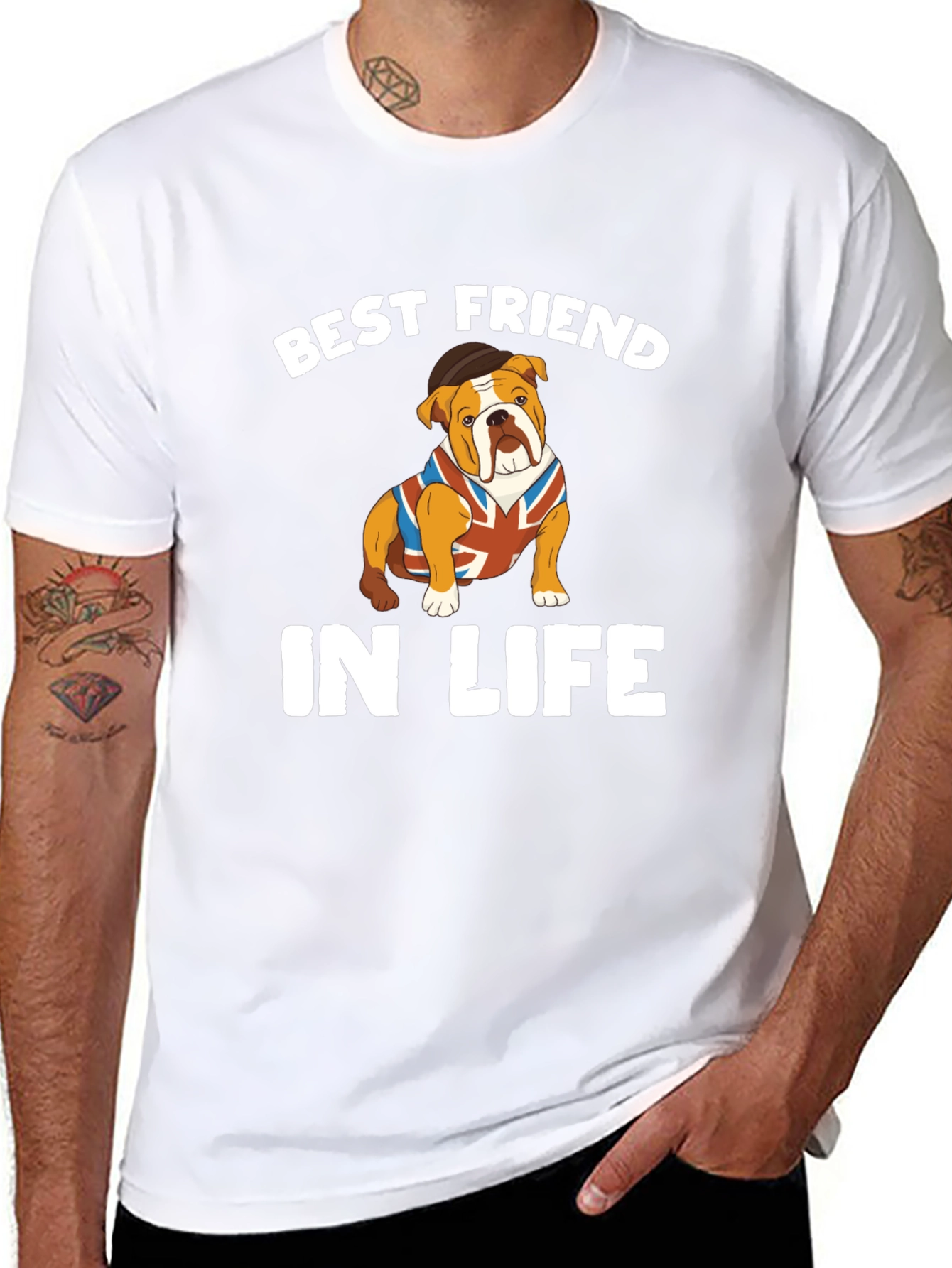 Best Friend Bulldog T-Shirt