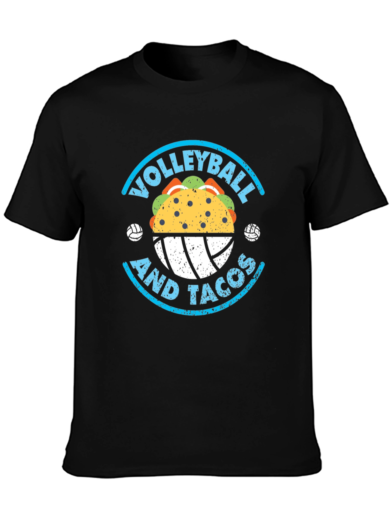 Volleyball and Tacos Graphic Tee