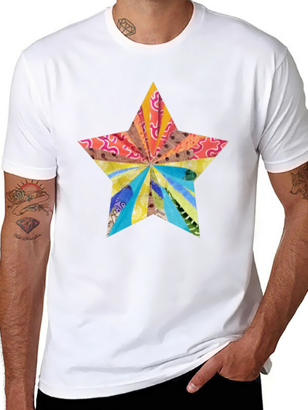 Star Graphic T-Shirt - Modern Artistic Design