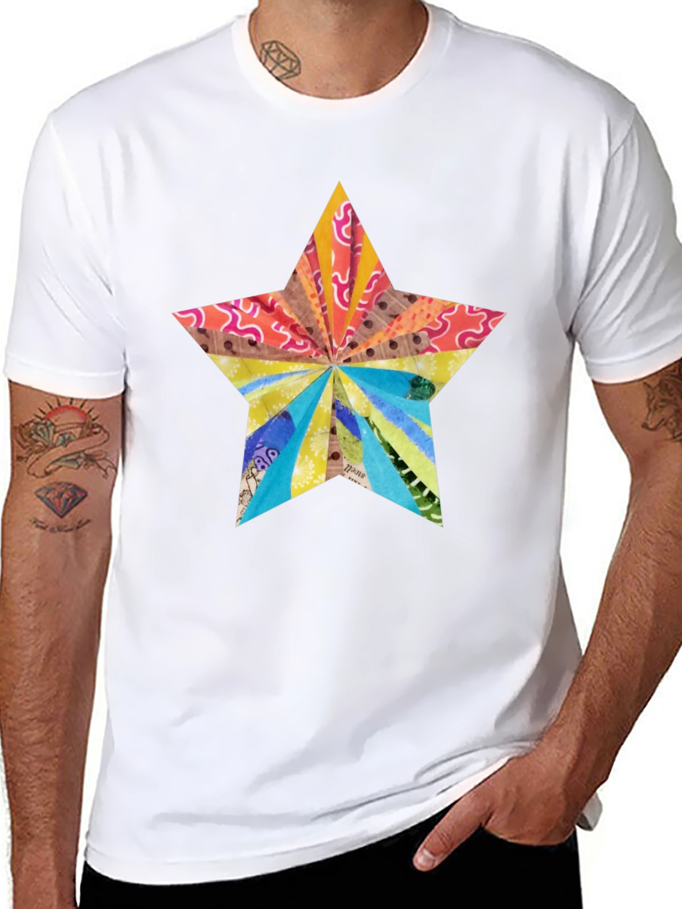 Star Graphic T-Shirt - Modern Artistic Design