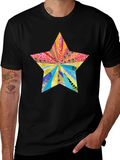 Star Graphic T-Shirt - Modern Artistic Design