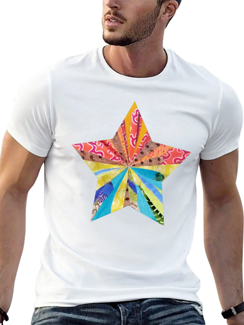 Star Graphic T-Shirt - Modern Artistic Design