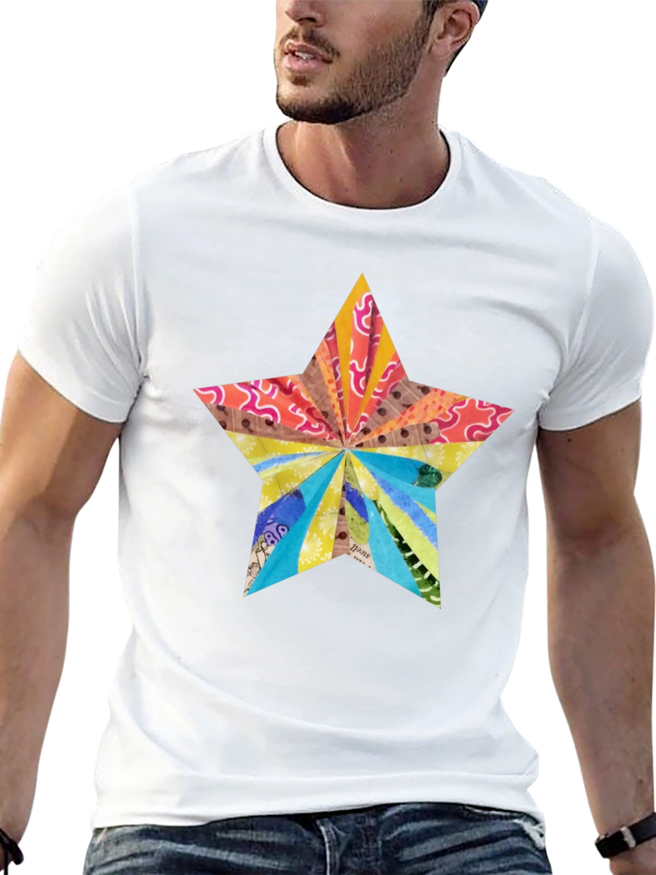 Star Graphic T-Shirt - Modern Artistic Design