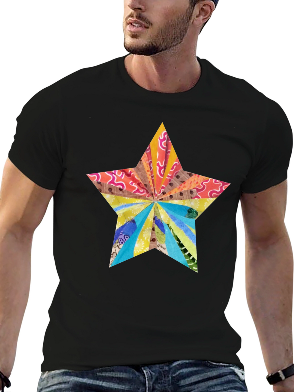 Star Graphic T-Shirt - Modern Artistic Design