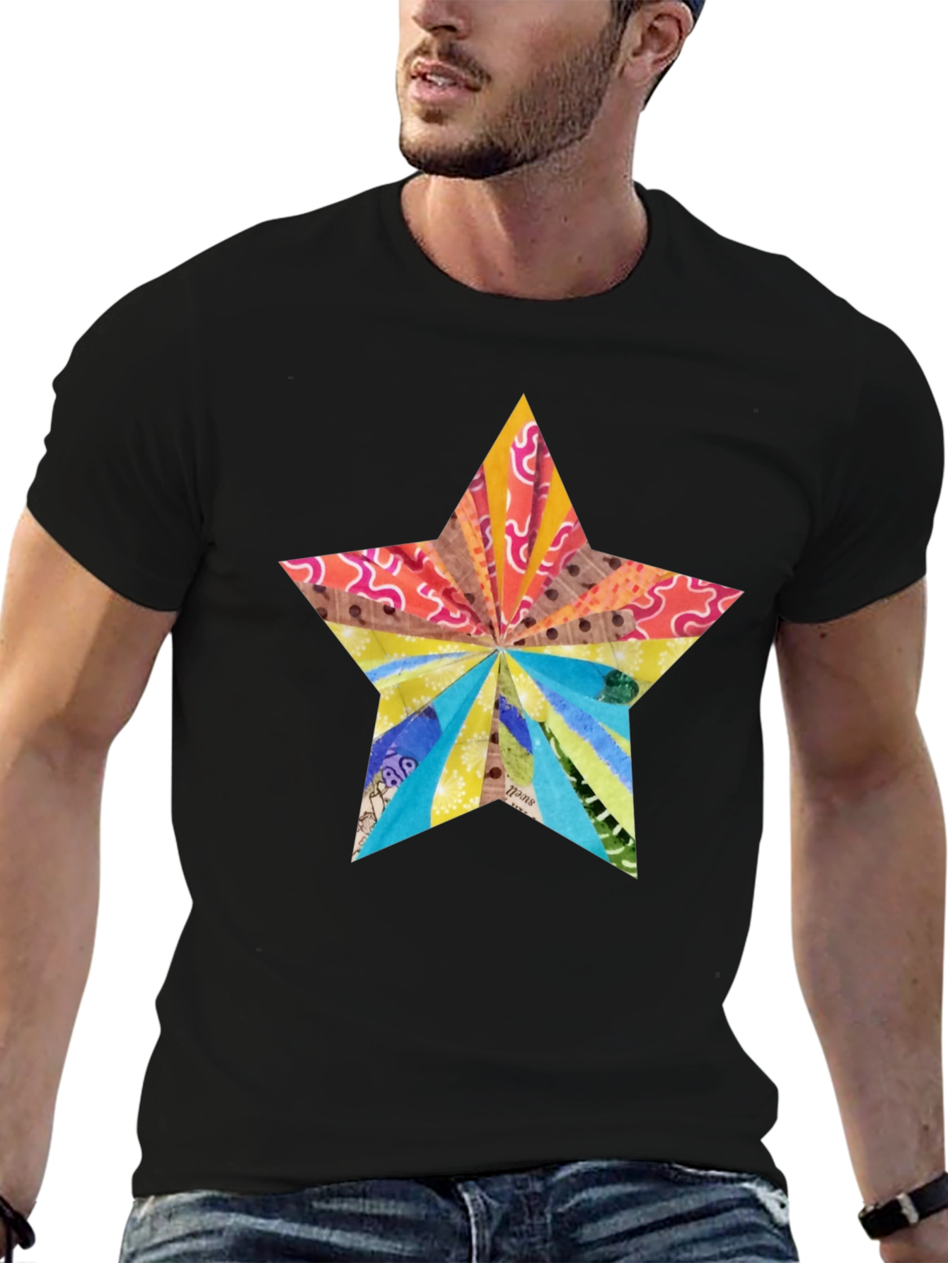 Star Graphic T-Shirt - Modern Artistic Design