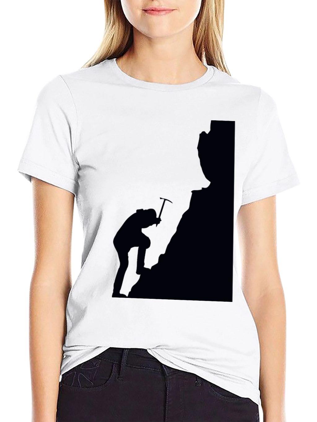 Black Mountain Climber Graphic Tee