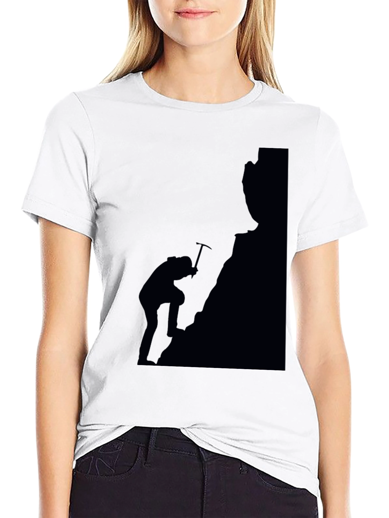 Black Mountain Climber Graphic Tee