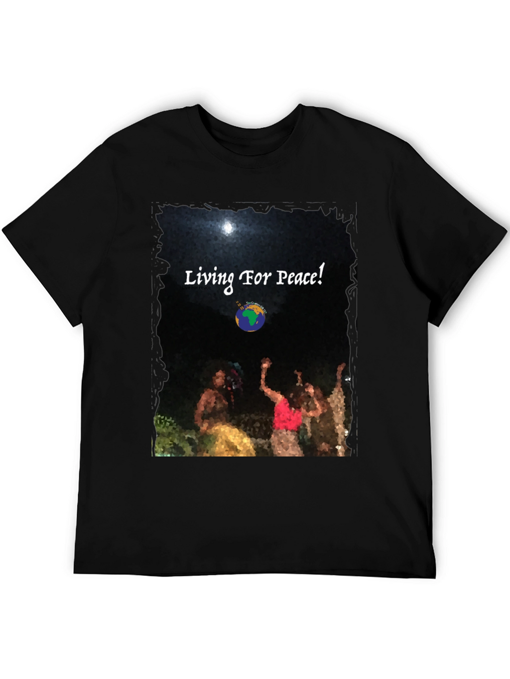 Living For Peace Graphic Tee