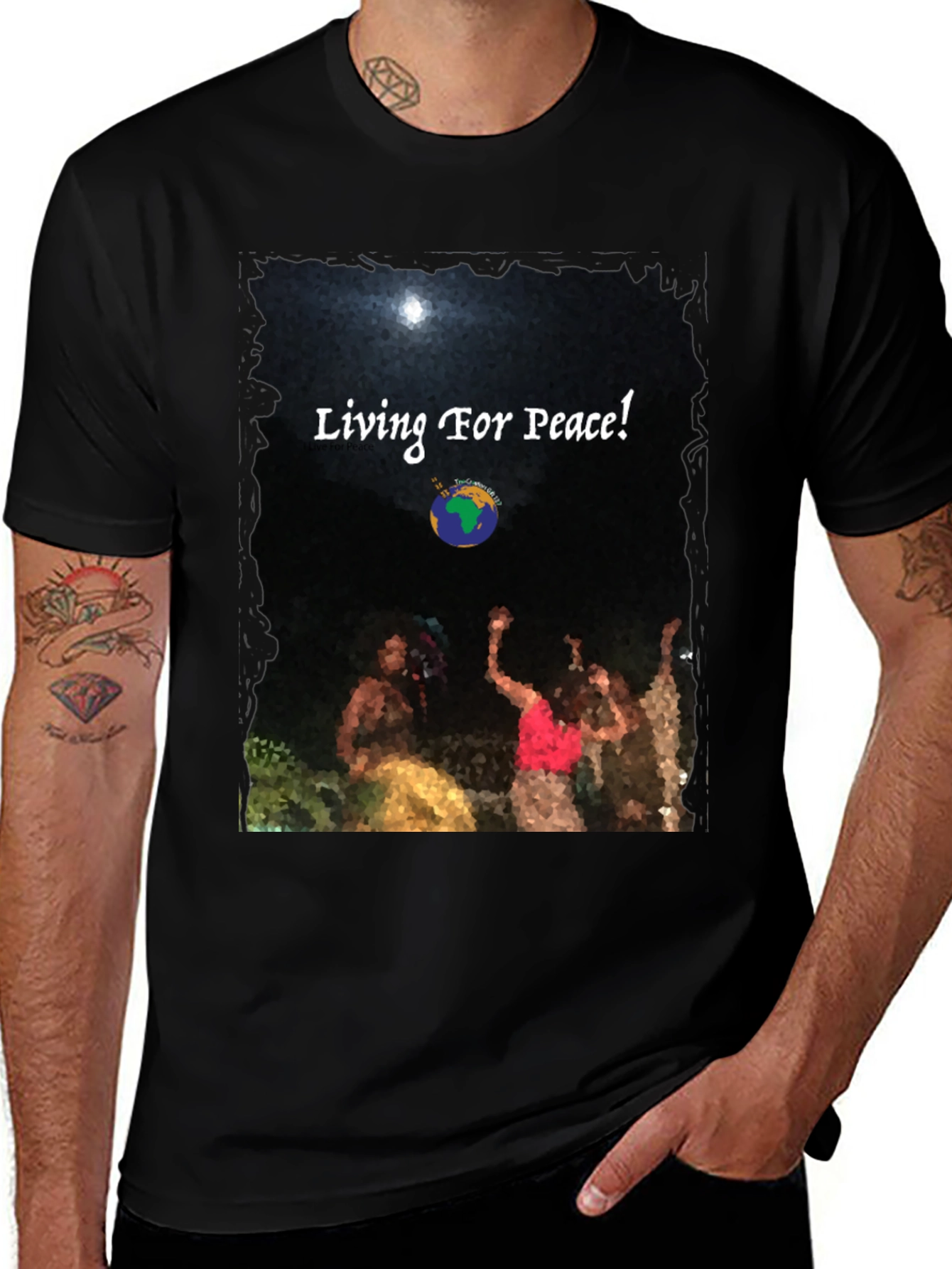 Living For Peace Graphic Tee