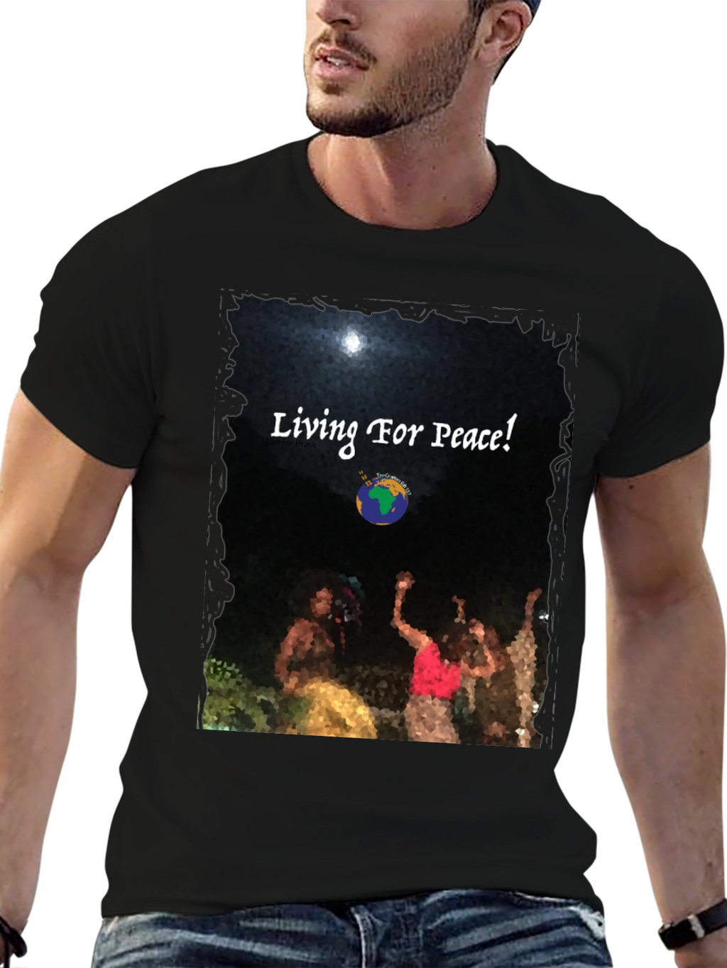 Living For Peace Graphic Tee