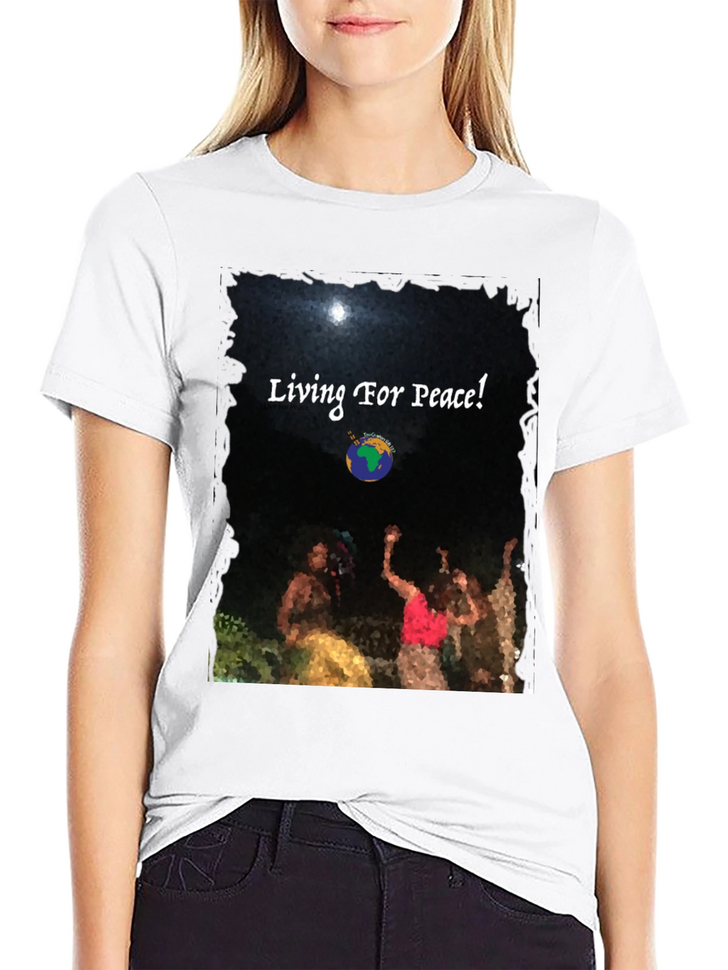 Living For Peace Graphic Tee