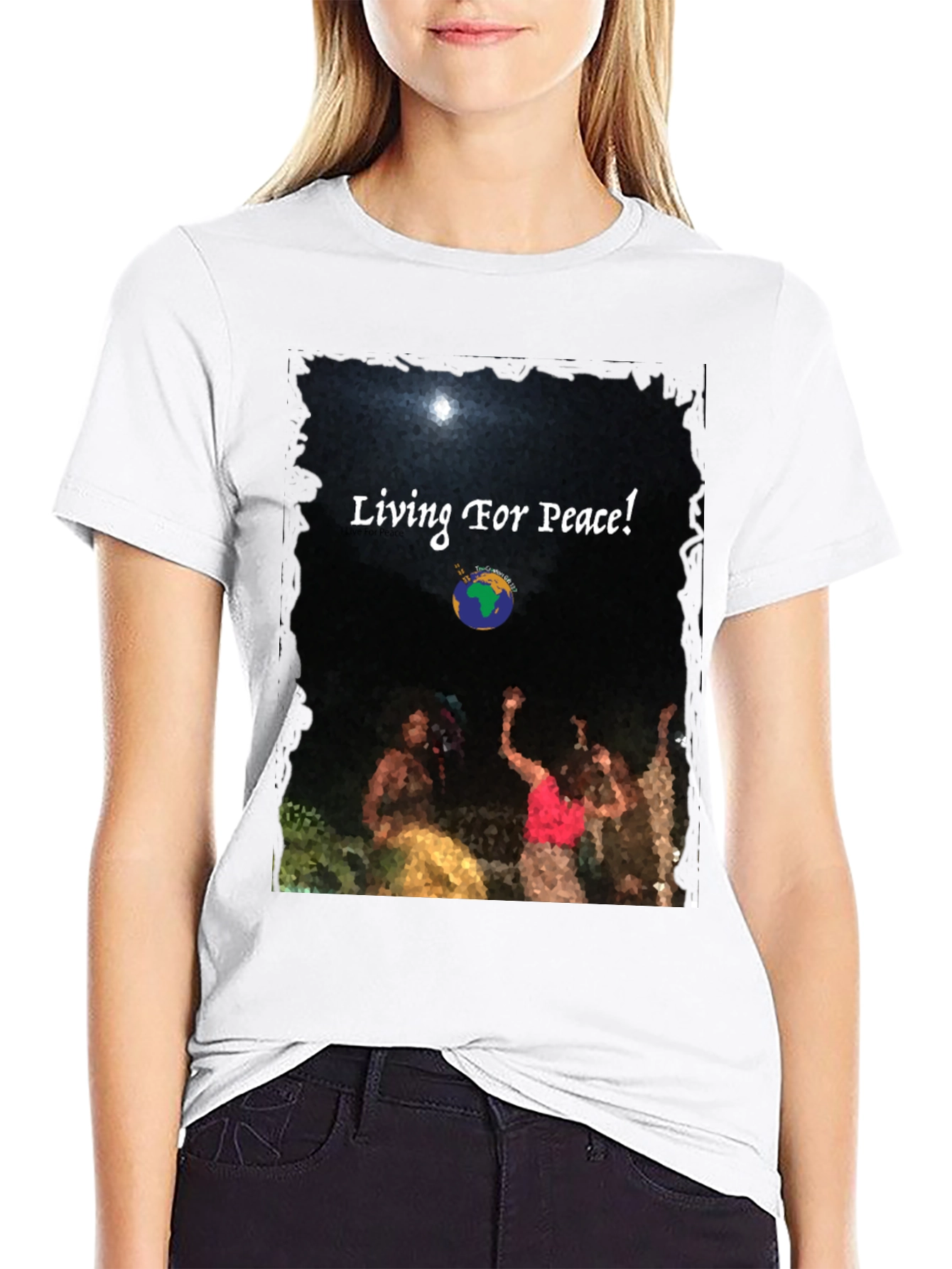Living For Peace Graphic Tee