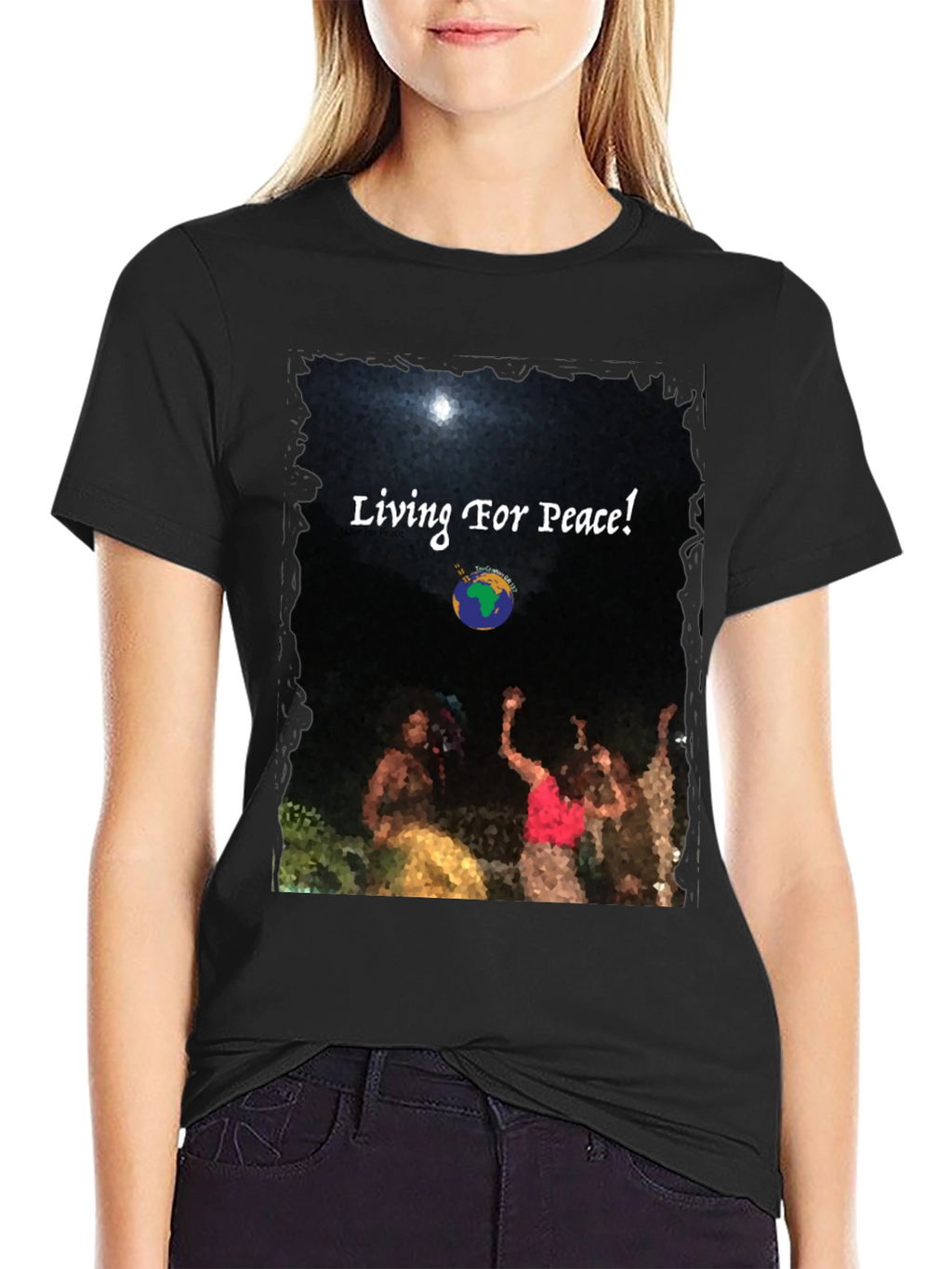 Living For Peace Graphic Tee