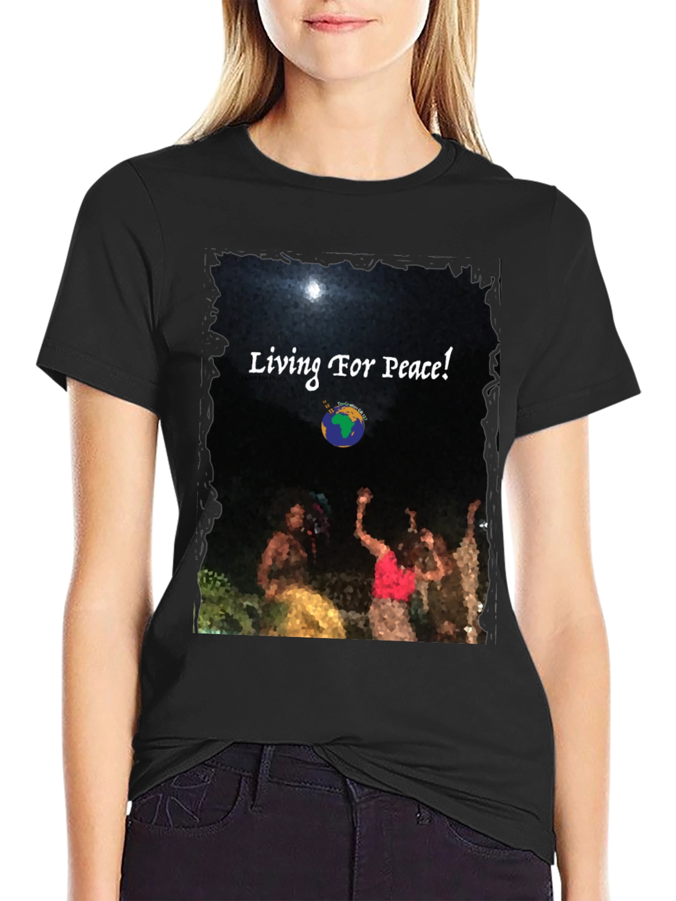 Living For Peace Graphic Tee