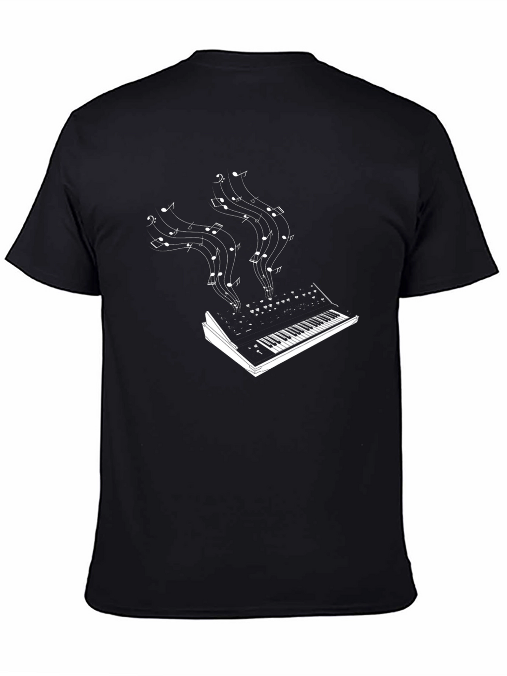Musical Keyboard Notes T-Shirt