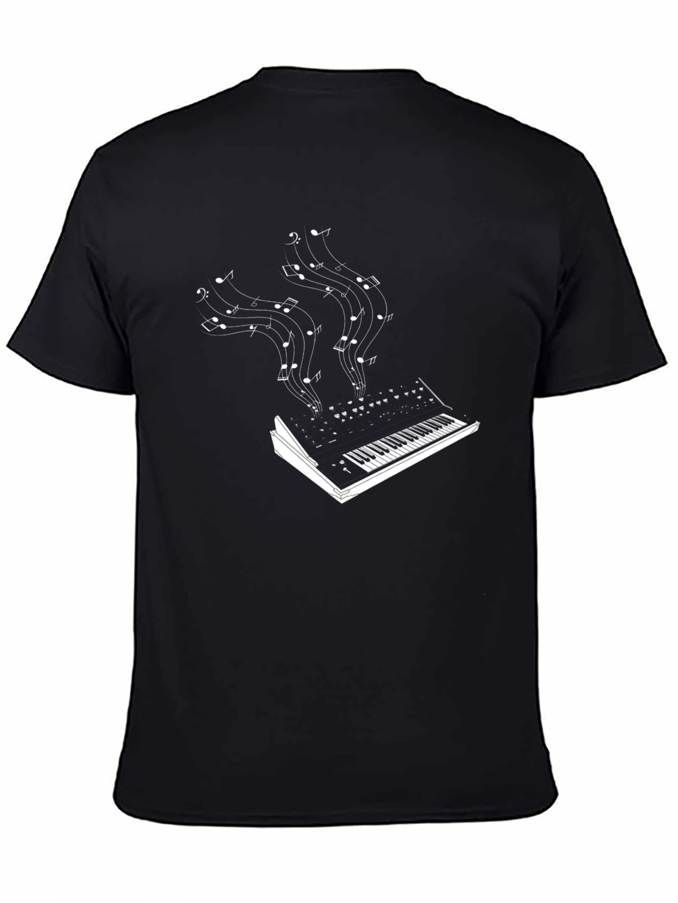 Musical Keyboard Notes T-Shirt