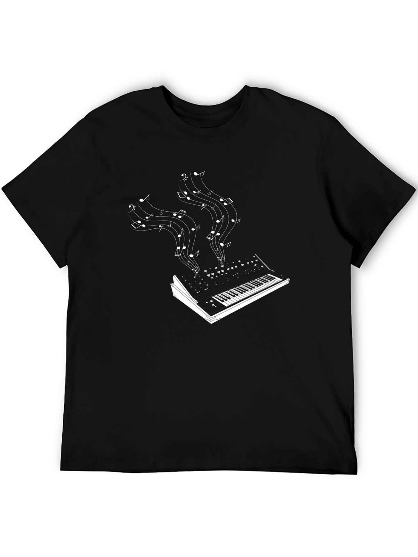 Musical Keyboard Notes T-Shirt