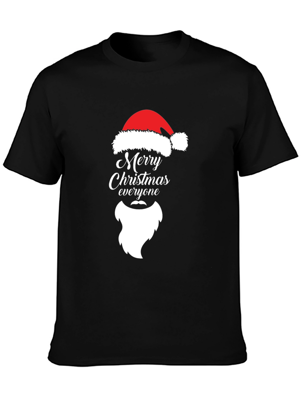 Merry Christmas Santa Hat T-Shirt