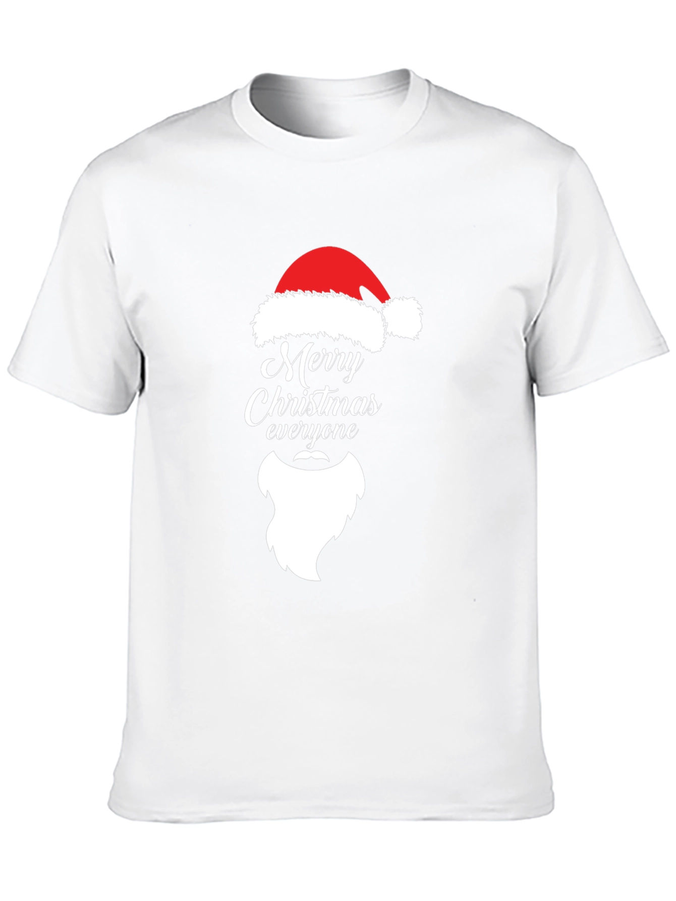Merry Christmas Santa Hat T-Shirt