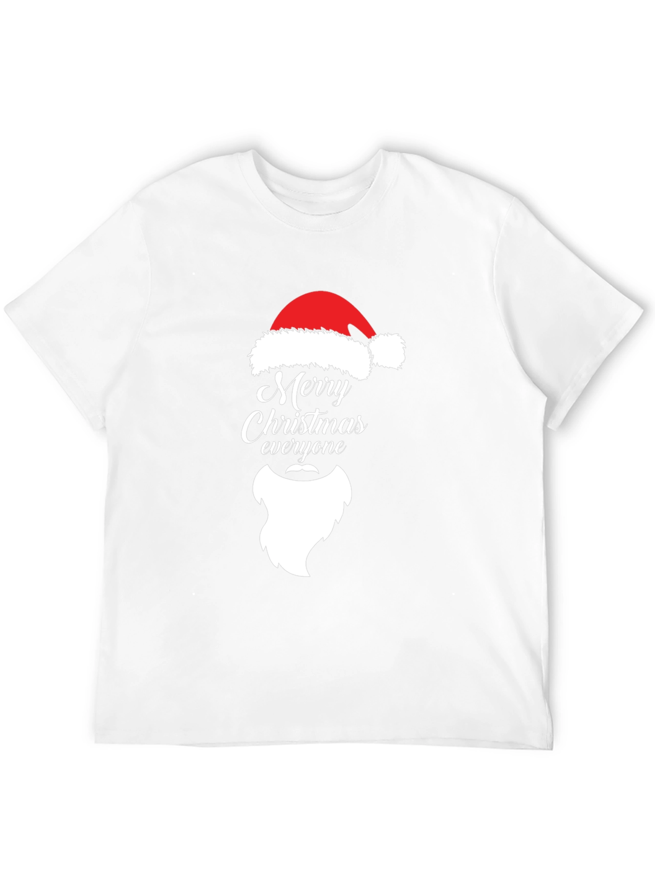 Merry Christmas Santa Hat T-Shirt