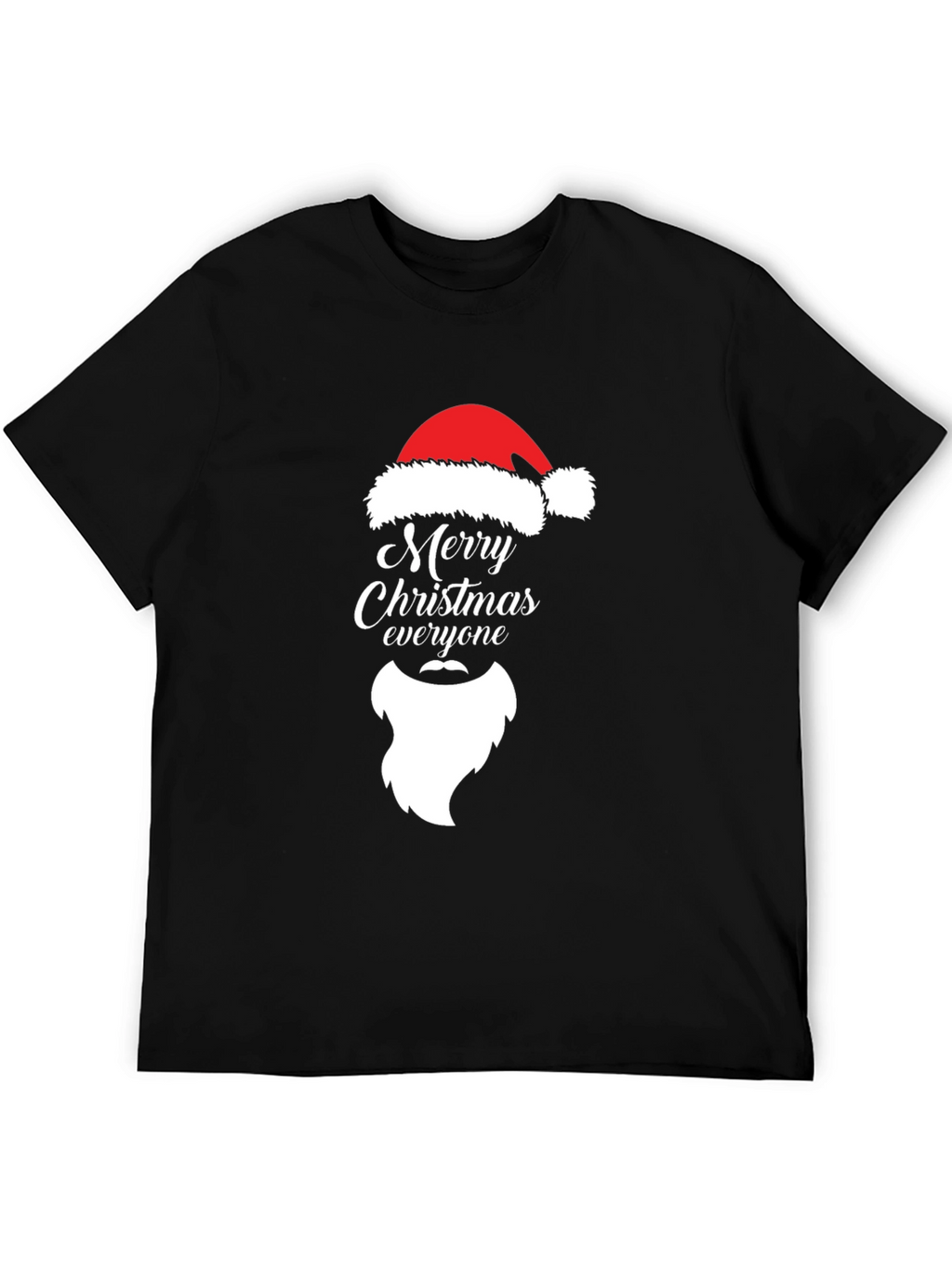 Merry Christmas Santa Hat T-Shirt