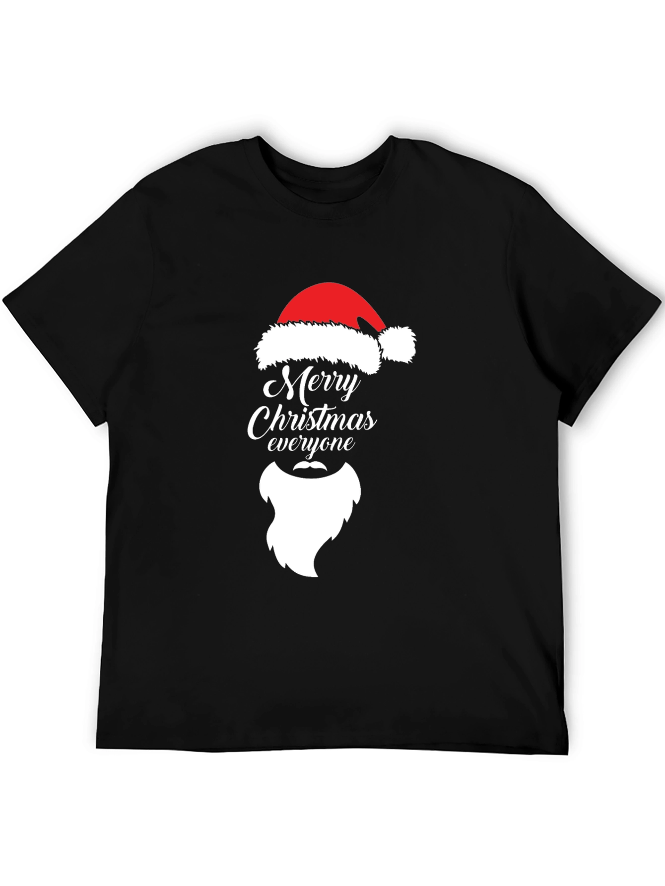 Merry Christmas Santa Hat T-Shirt