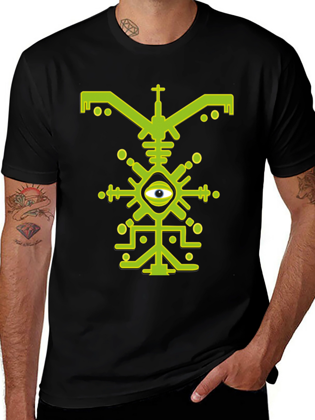 Mystic Eye Graphic Tee - Black T-Shirt