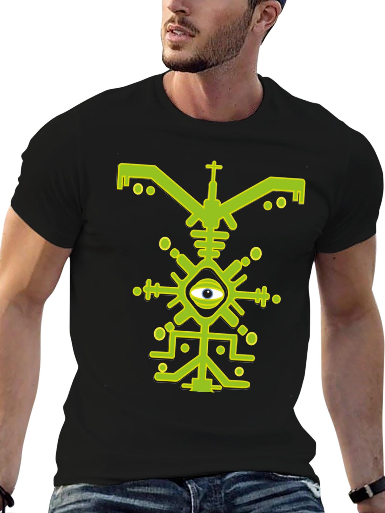 Mystic Eye Graphic Tee - Black T-Shirt
