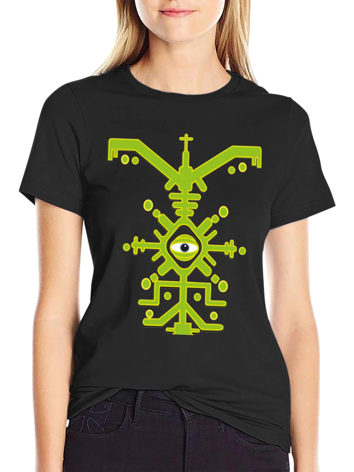 Mystic Eye Graphic Tee - Black T-Shirt