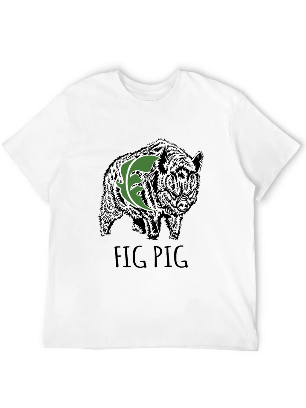 Fig Pig Black T-Shirt