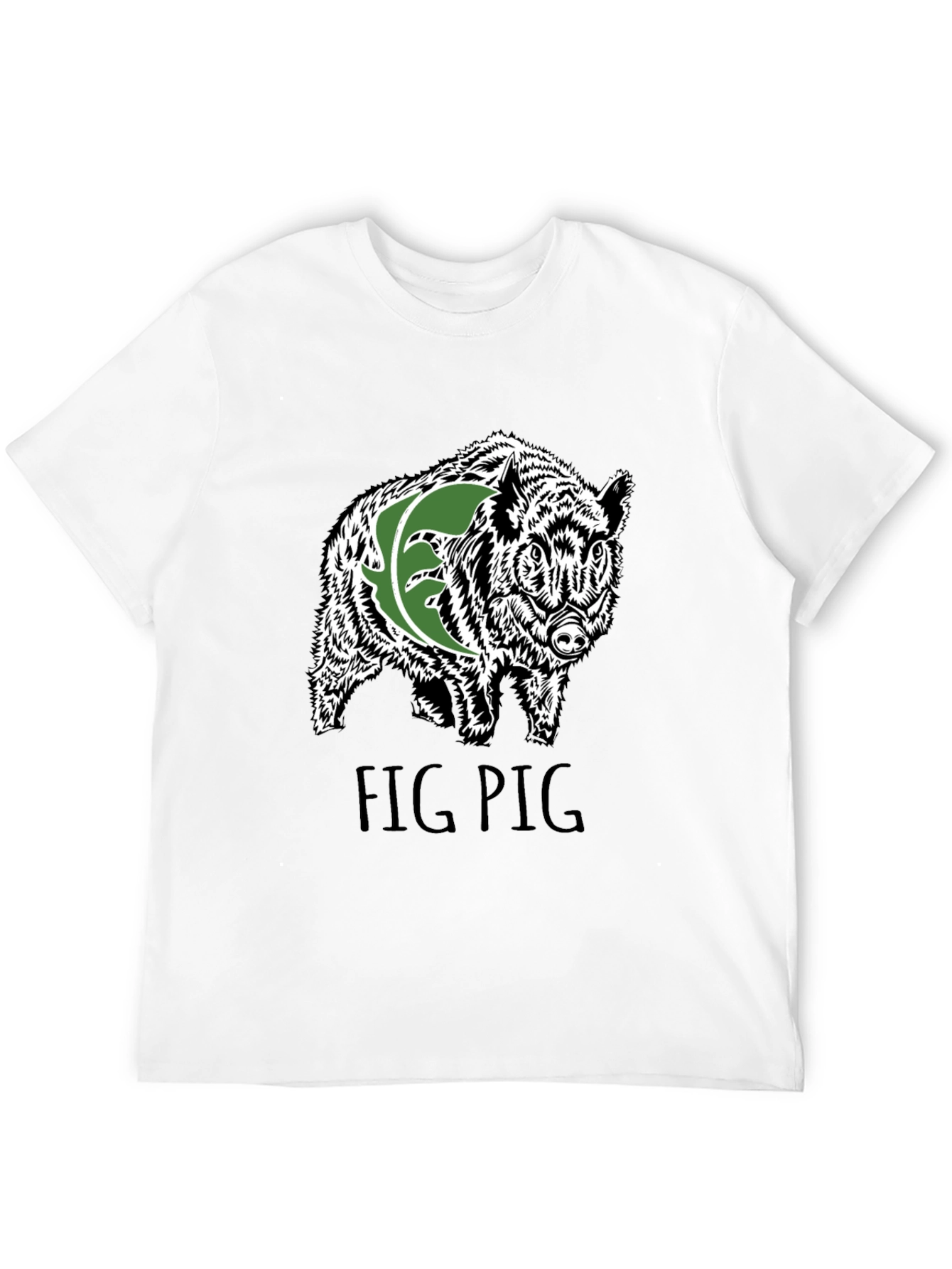 Fig Pig Black T-Shirt
