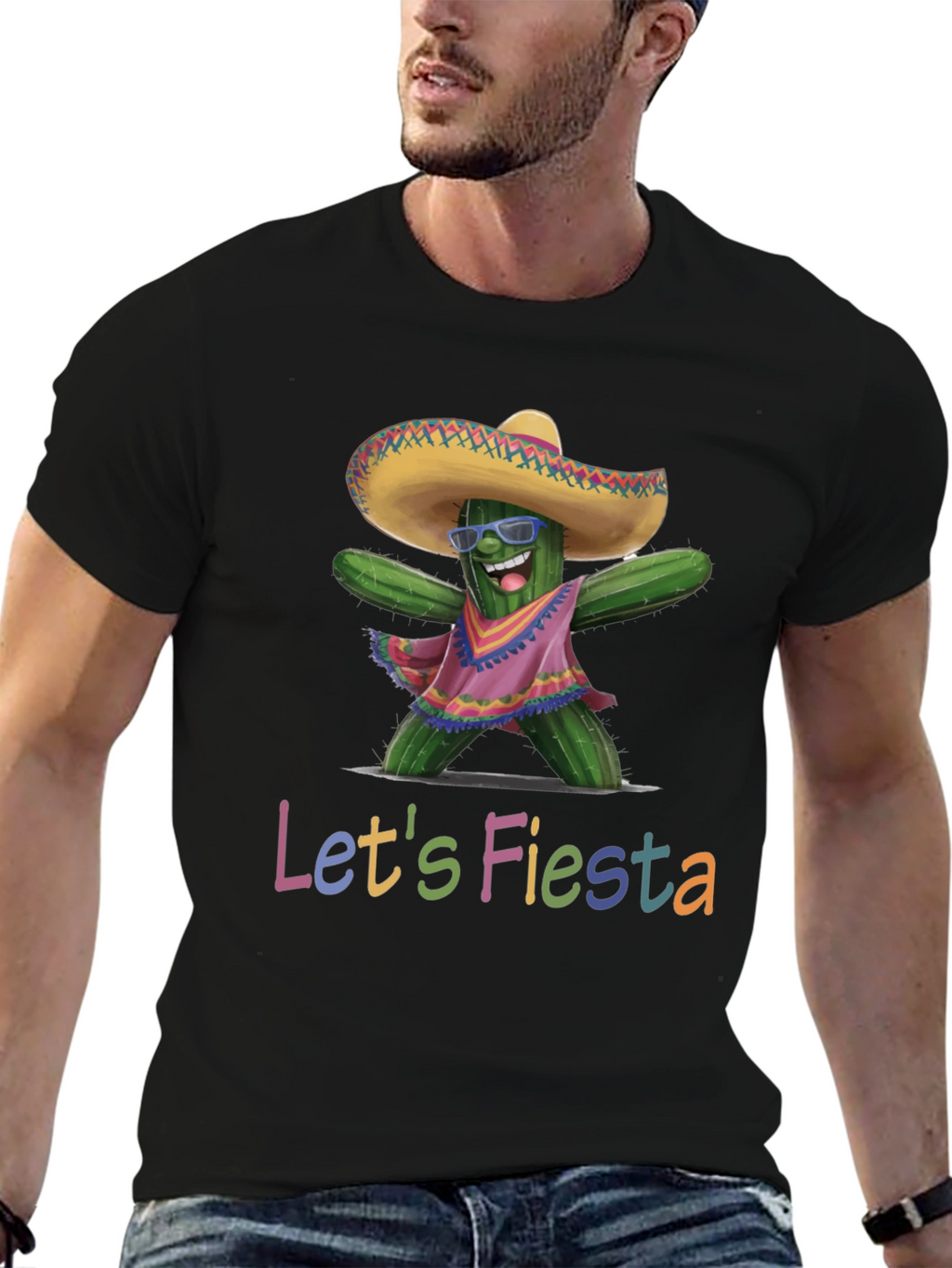 Lets Fiesta Cactus T-Shirt