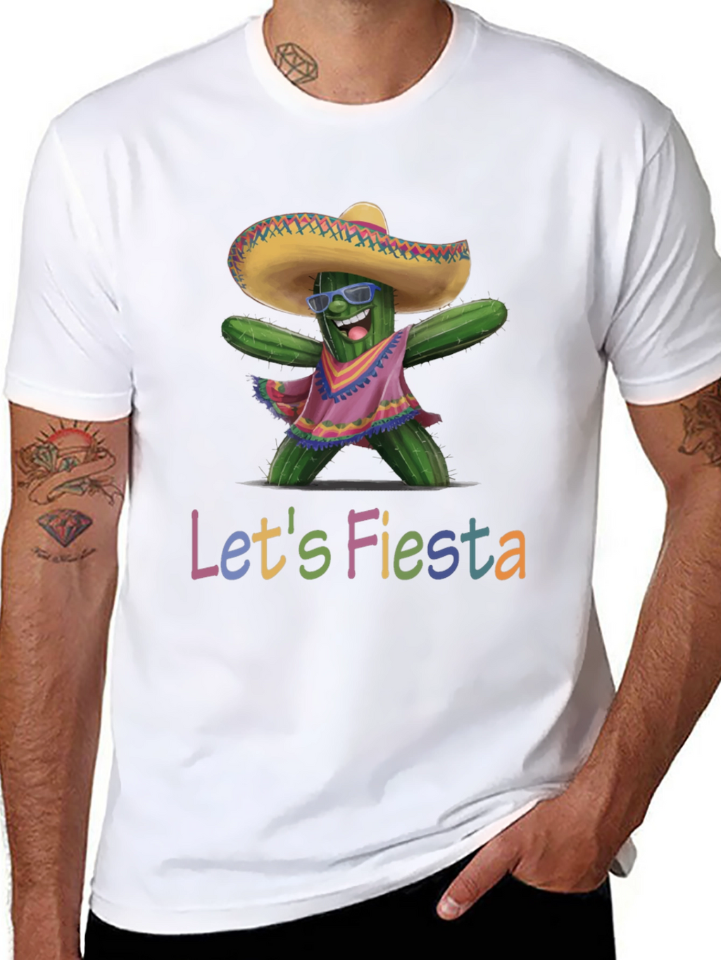 Lets Fiesta Cactus T-Shirt